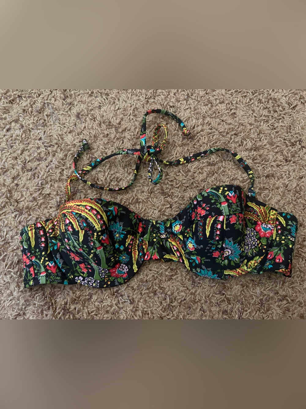 J.Crew Women's underwire bikini top J2795 Size 34A New